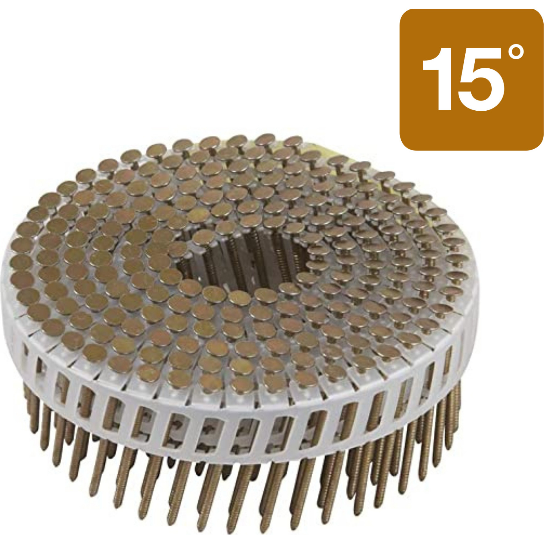 Metabo HPT 13304HPT  1-3/4" x 0.086" Plastic Sheet Electro Galvanized Ring Shank Coil Nails 6000 per Box