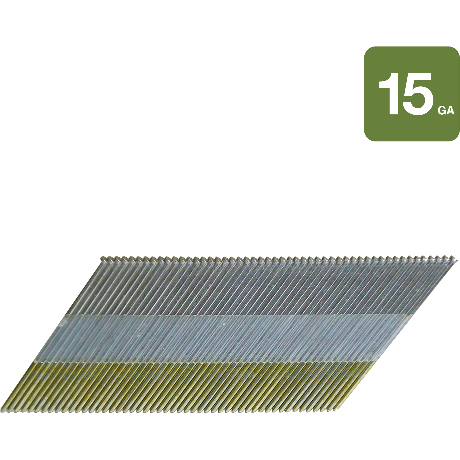 Metabo HPT 14308HPT  2-1/2" x 15 Gauge Smooth Basic Bright "DA" Style Angled Finish Nails - 3000 per Package