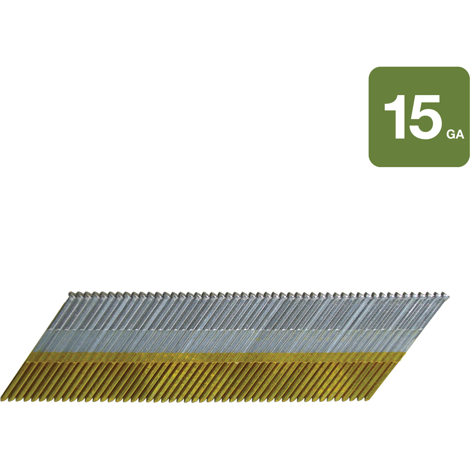 Metabo HPT 14315HPT  2" x 15 Gauge Electro Galvanized "DA" Style Angled Finish Nails - 4000 per Package