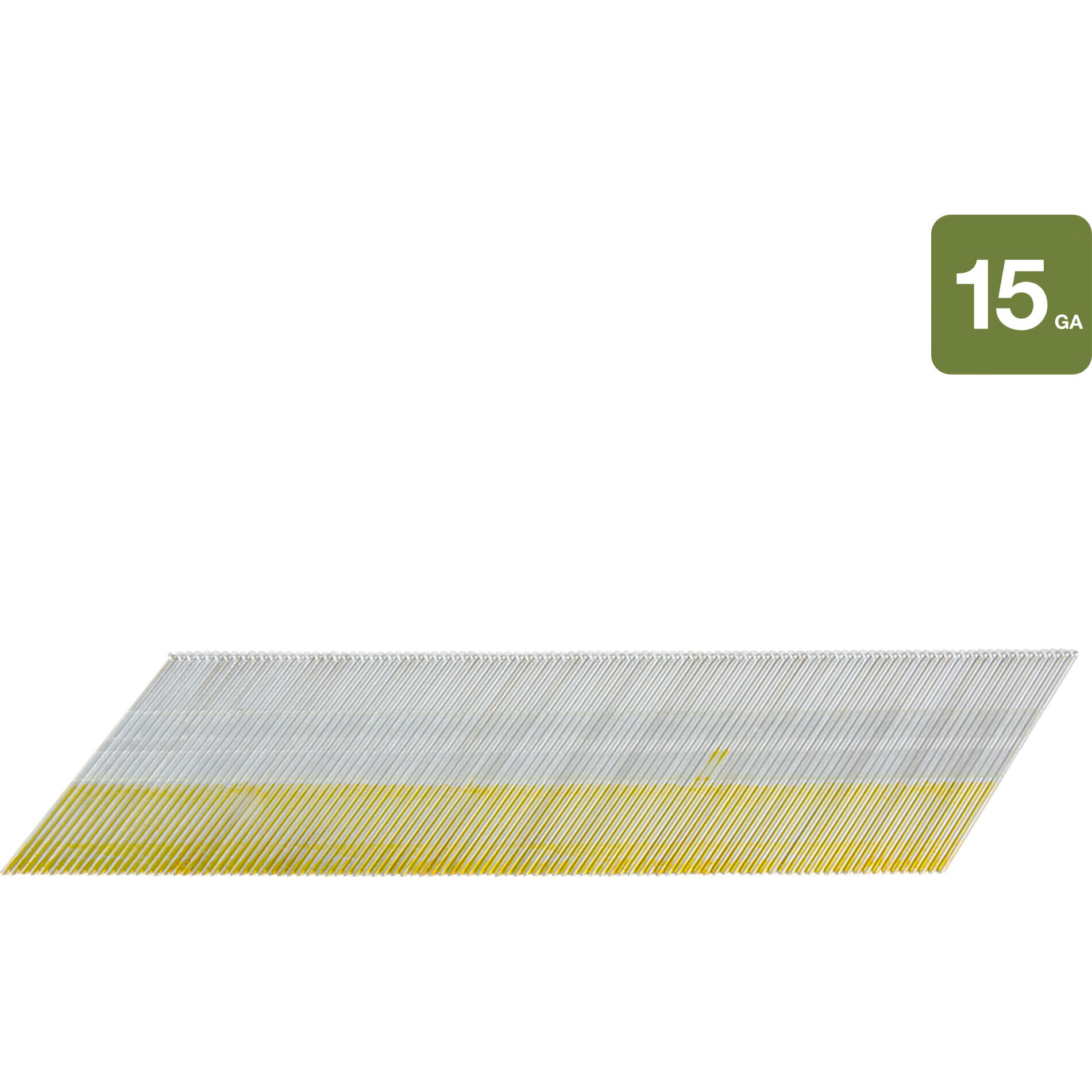 Metabo HPT 14318HPT  2-1/2" x 15 Gauge Electro Galvanized "DA" Style Angled Finish Nails - 3000 per Package