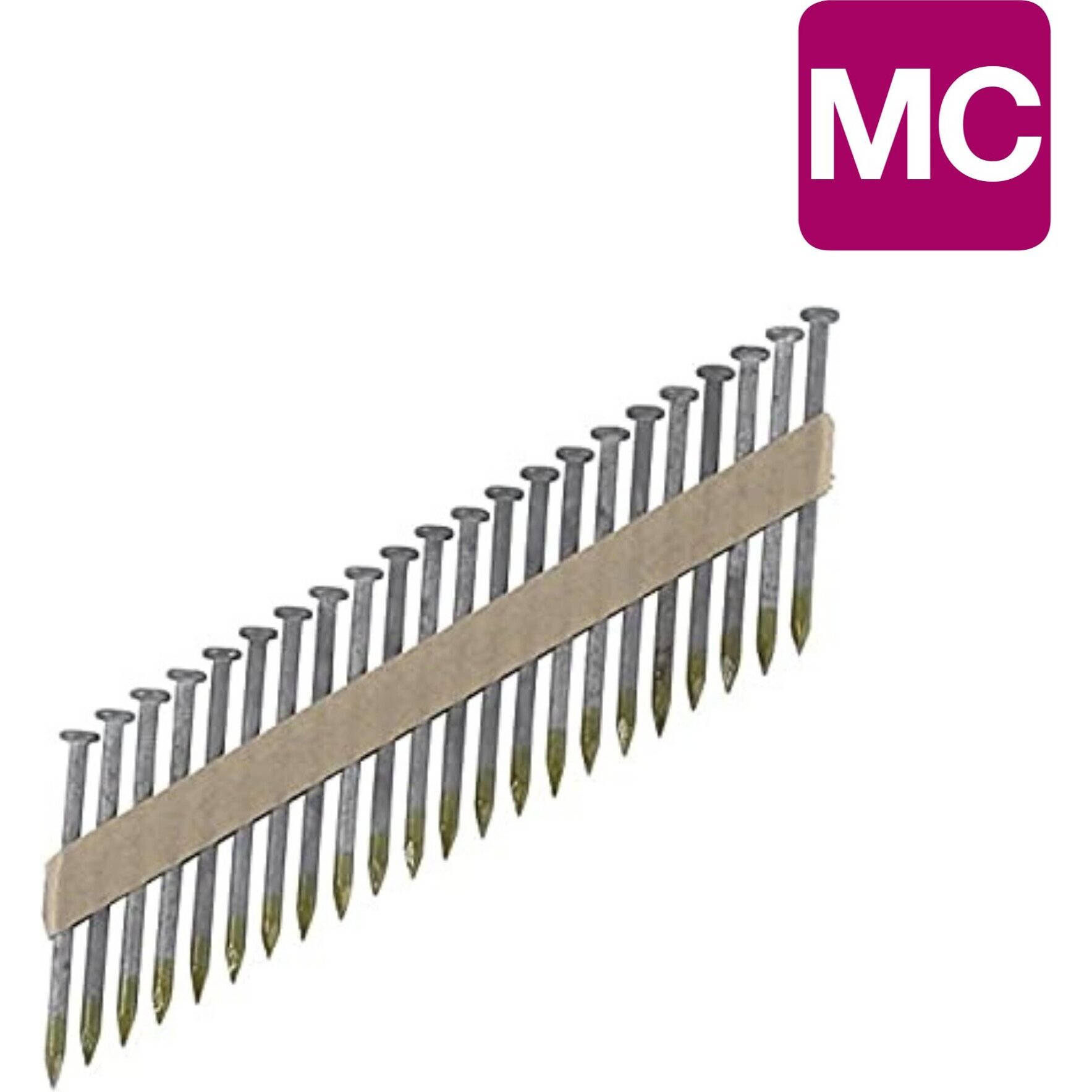 Metabo HPT 17121HPT  1-1/2" x 0.131" Heat Treated Basic Bright Smooth Shank Paper Collated Metal Connector Nails - 4000 per Package