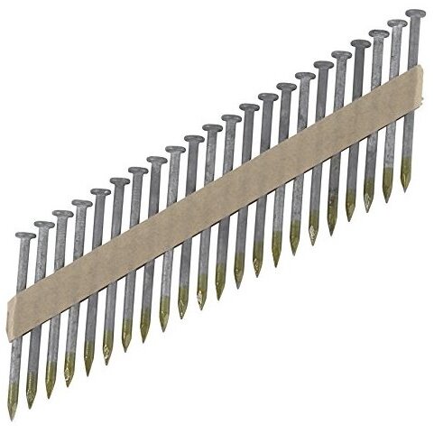 Metabo HPT 17137HPT  2-1/2" x 0.148" Heat Treated Hot Dipped Galvanized Smooth Shank Paper Tape Strap Tite Nails 2500 Pack