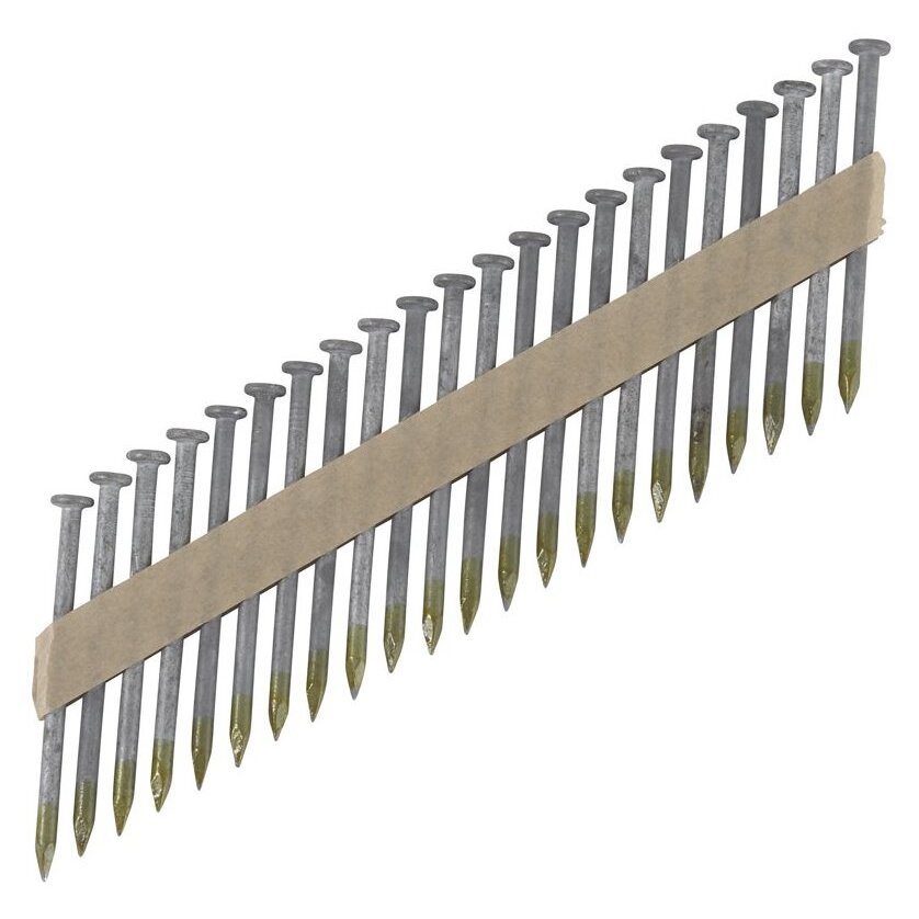 Metabo HPT 17140HPT  2-1/2" x 0.162" Heat Treated Hot Dipped Galvanized Smooth Shank Paper Tape Strap Tite Nails 2000 Pack