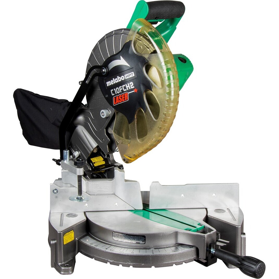 Metabo HPT C10FCH2S  10" Compound Miter Saw with Laser Marker and 15 Amp Motor