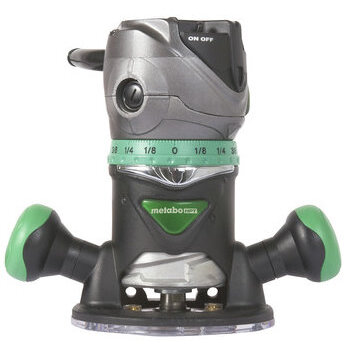 Metabo HPT M12VC 2.25 Peak HP Variable Speed Fixed Base Router Metabo HPT M12VC 2.25 Peak HP Variable Speed Fixed Base Router