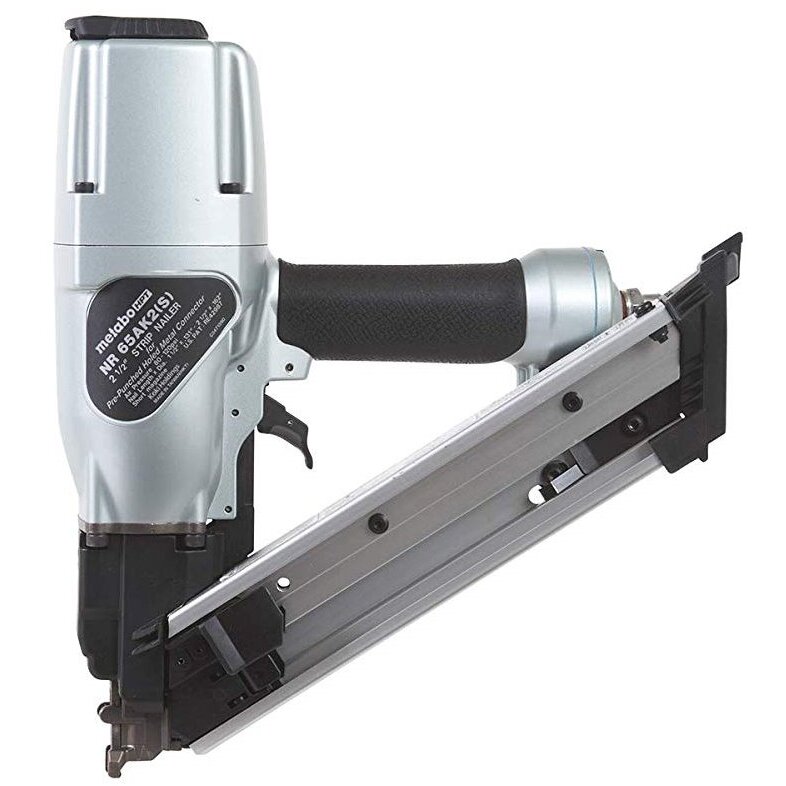 Metabo HPT NR65AK2S 2-1/2" Strap-Tite Fastening System Strip Nailer with Short Magazine Metabo HPT NR65AK2S 2-1/2" Strap-Tite Fastening System Strip Nailer with Short Magazine