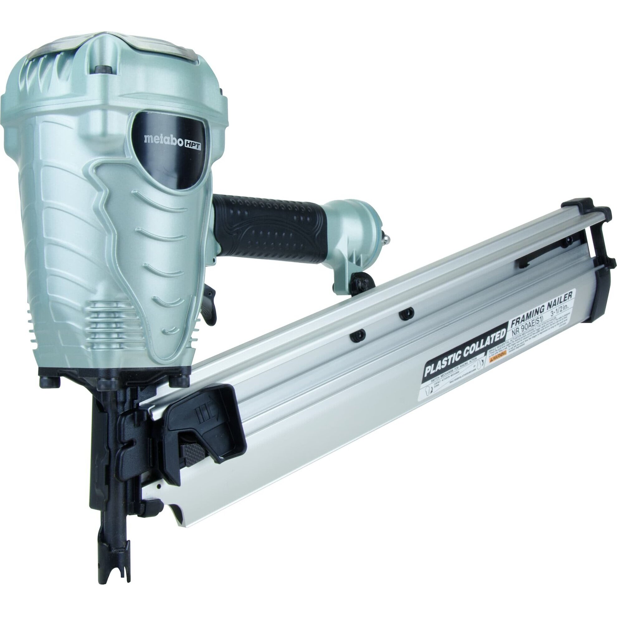 Metabo HPT NR90AES1  21 Degree 3-1/2 Inch Plastic Collated Framing Nailer