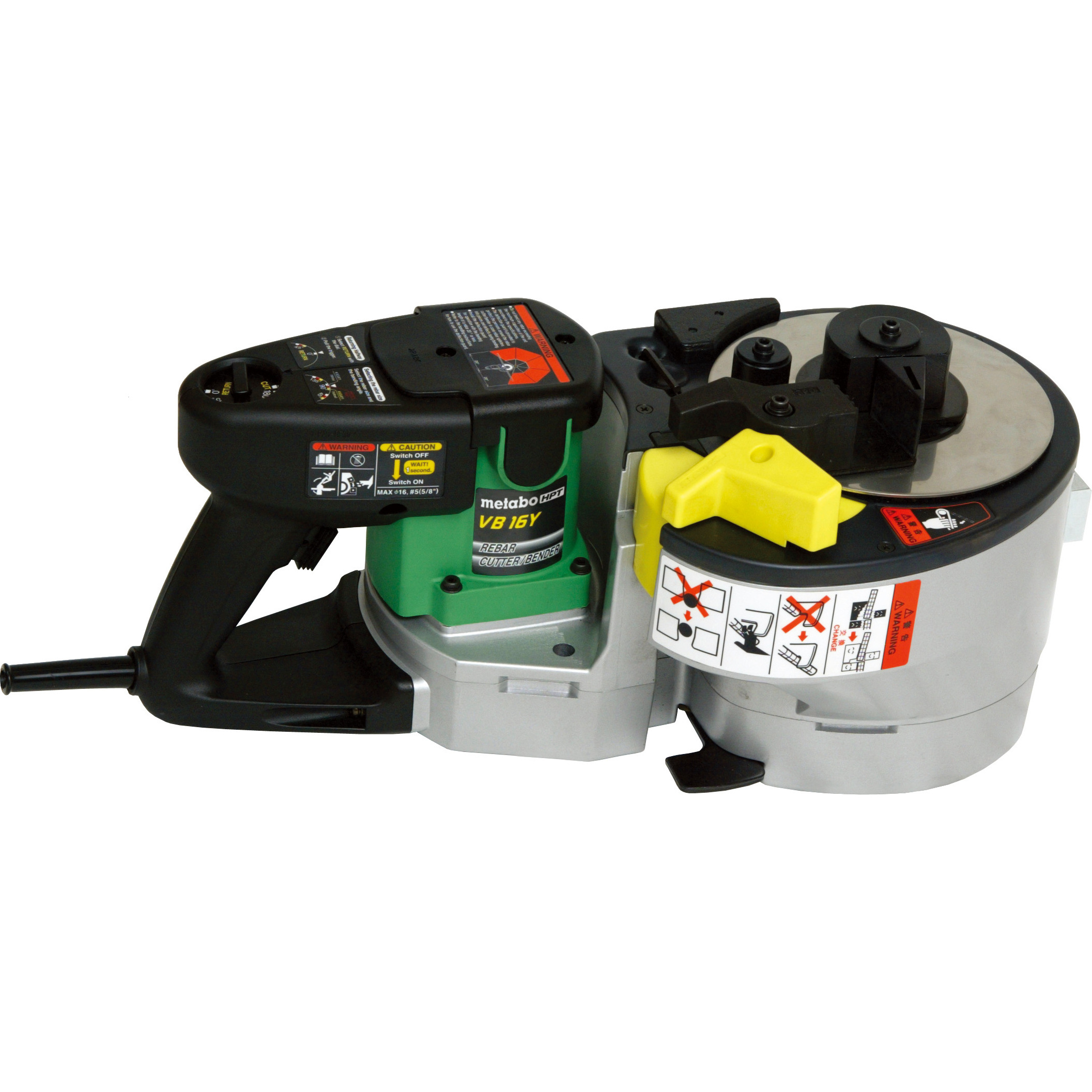 Metabo HPT VB16Y  Portable Rebar Bender and Cutter with 8 Amp Motor