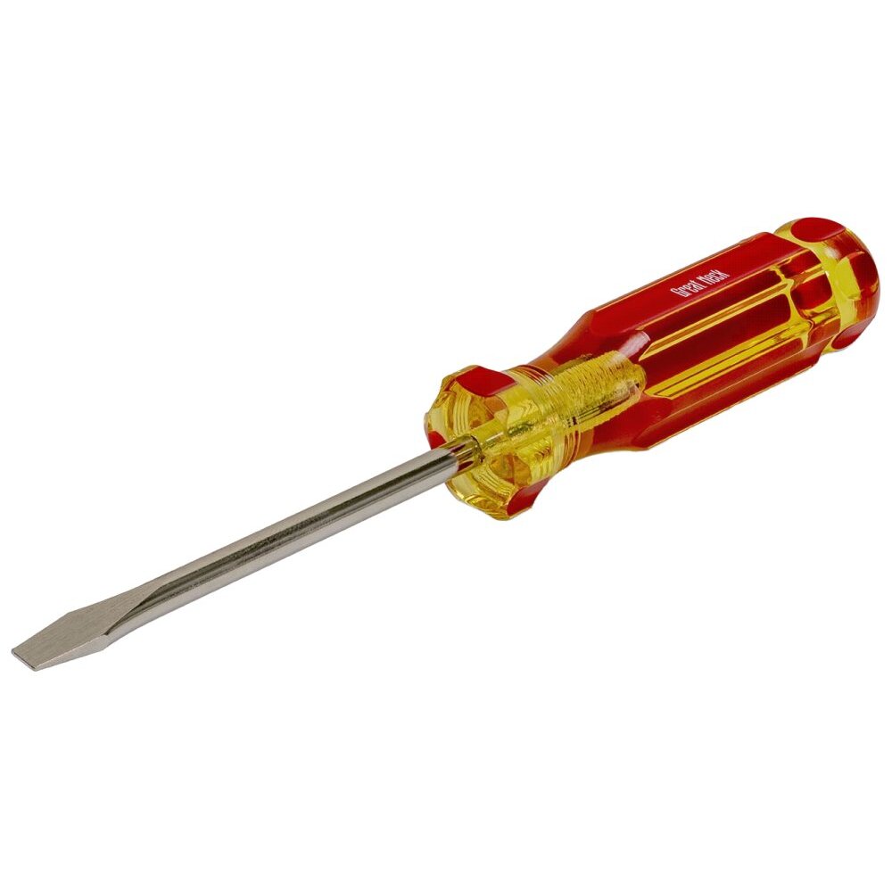 GreatNeck G44C 1/4" x 4" Slotted Screwdriver GreatNeck G44C 1/4" x 4" Slotted Screwdriver