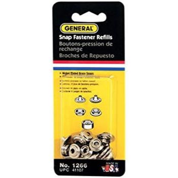 General Tools 1266   Solid Brass Nickel Plated Grommet Refills 6 Per Package (41107)