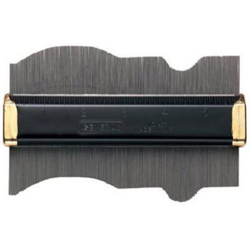 General Tools 837  ANGLE-IZER 6" x 3-1/2" Stainless Steel Contour Gauge, Profile Gaugeor Shape Duplicator 6-Inch (24116)