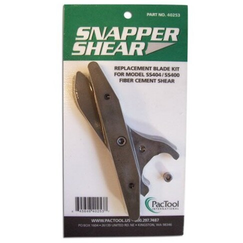 PacTool International 40253  Snapper Shear Replacement Blade Kit for SS404 and SS204 Fiber Cement Shear