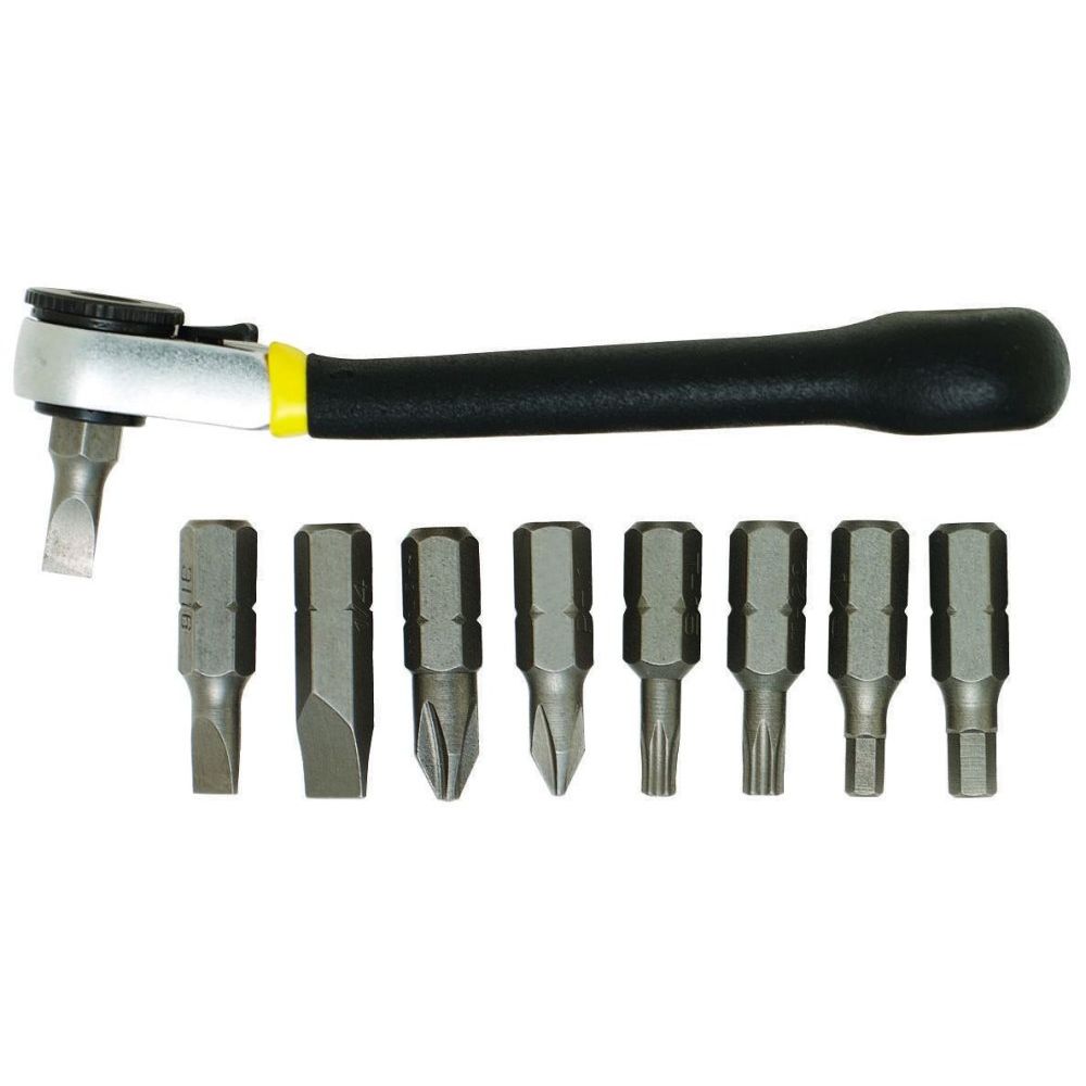 General Tools 80075  Nine-piece Ratcheting Offset Screwdriver Set