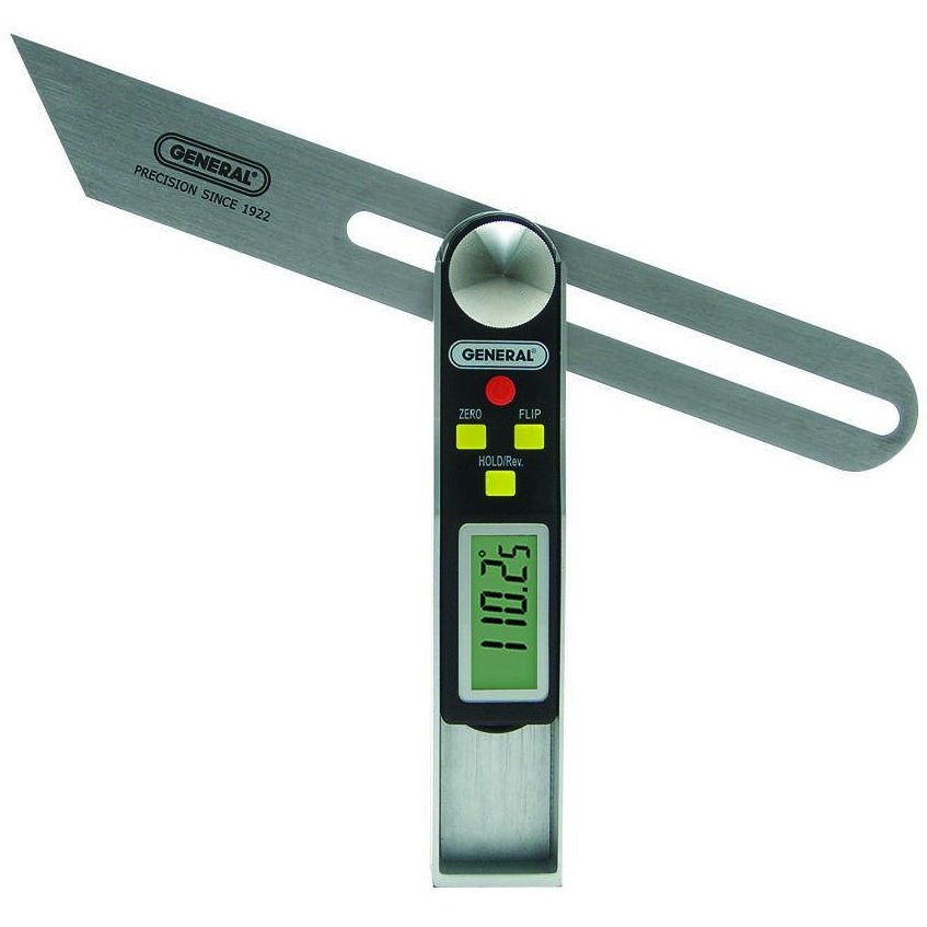 General Tools 828  ANGLE-IZER Digital Sliding T-Bevel & Protractor in One (08280)