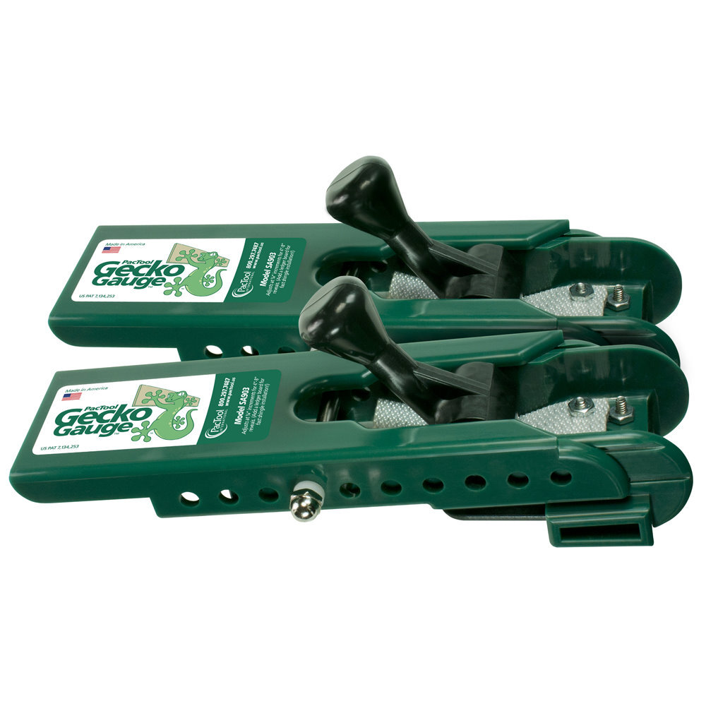 PacTool International SA903  Gecko Gauge Hardi Board Siding Gauges - 1 Set per Package