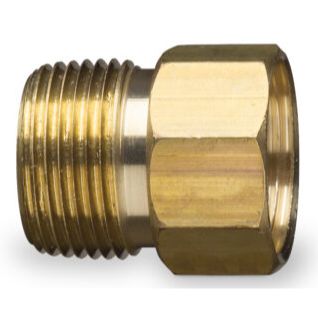 Gilmour 800774-1002  Heavy Duty Male (M) Female (F) Connector 3/4 in. NPT (M) x 3/4 in. NH (F)