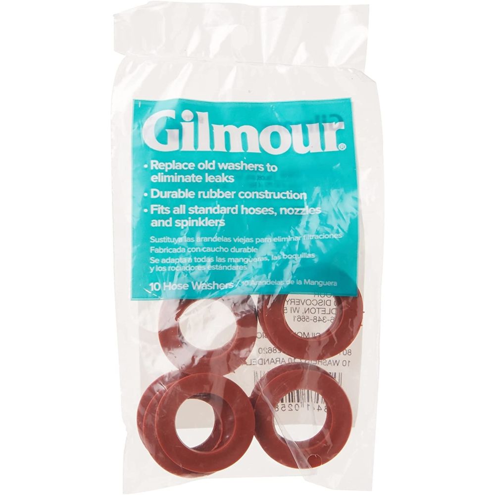 Gilmour 801704-1003  Washers Hose Rubber 10 Per Pack