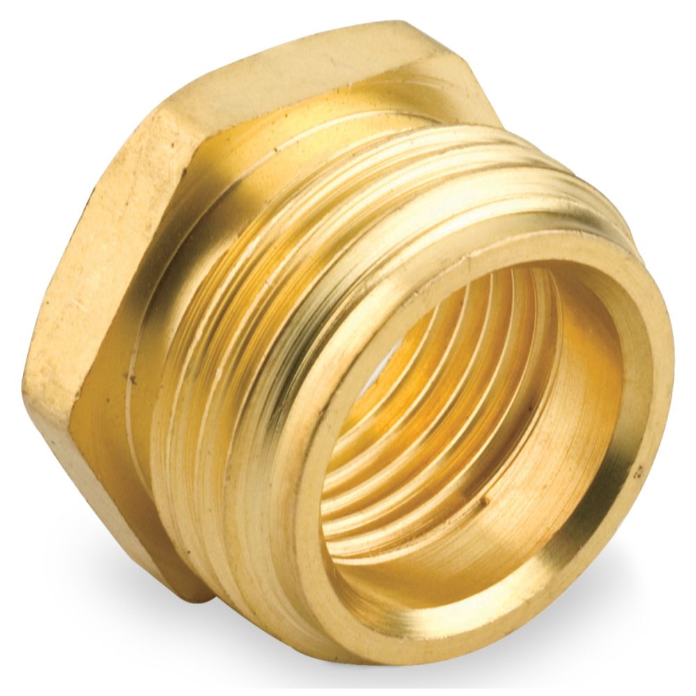 Gilmour 807054-1002  Heavy Duty Male (M) Female (F) Connector 3/4 in. NH (M) x 1/2 in. NPT (F)