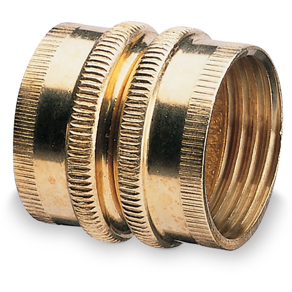 Gilmour 807734-1001  Heavy Duty Double Female Swivel Connector 3/4 in. NH x 3/4 in. NH