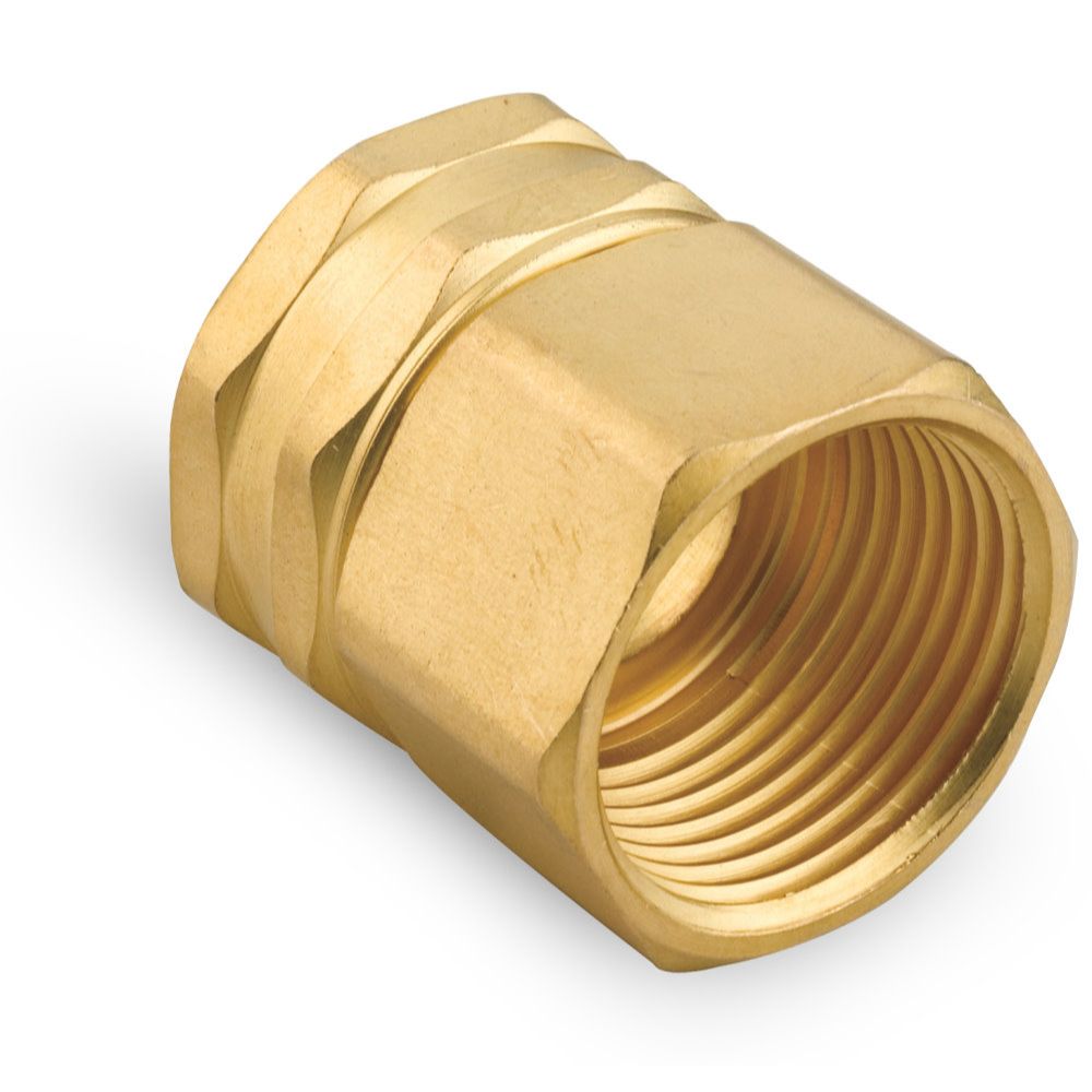 Gilmour 807764-1001  Heavy Duty Double Female Swivel Connector 3/4 in. NPT x 3/4 in. NH