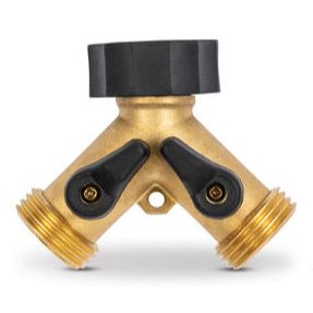 Gilmour 813004-1001  Shut Off Valve Pro Brass Dual