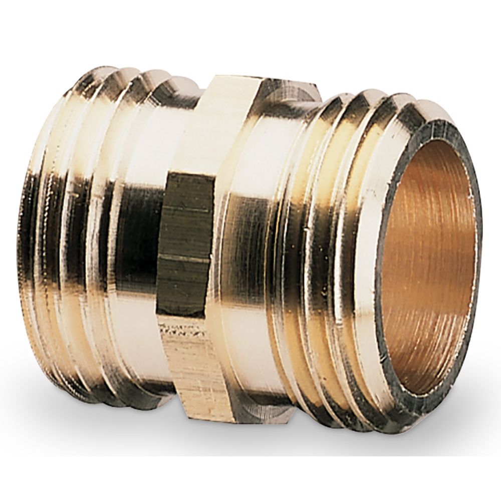 Gilmour 877014-1002  Heavy Duty Model Double Male Connector 3/4 in. NH x 3/4 in. NH Gilmour 877014-1002  Heavy Duty Model Double Male Connector 3/4 in. NH x 3/4 in. NH