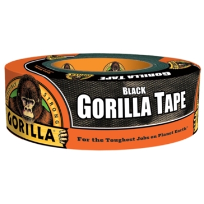 Gorilla Tape 106425 3" x 25Yd Tough and Wide Black Gorilla Tape 106425 3" x 25Yd Tough and Wide Black