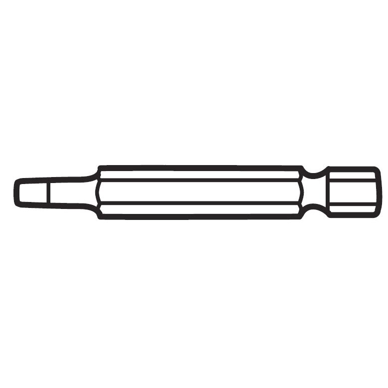 Lutz 23031 #2 Square Recess x 2" Power Bits - 125 per Jar Lutz 23031 #2 Square Recess x 2" Power Bits - 125 per Jar