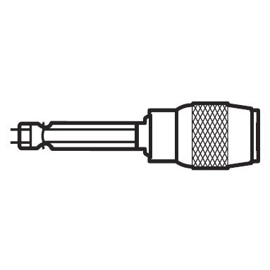 Lutz 23048  1/4" Magnetic Bit Holder with Lock - 25 per Jar