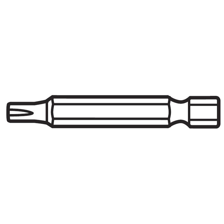 Lutz 23050  T25 Star (Torx) x 2" Power Bits - 75 per Jar