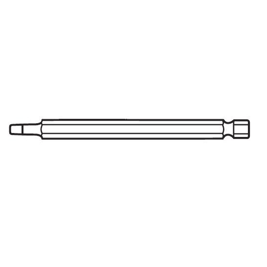 Lutz 23054  6" - #2 Square Bit - 45 per Jar