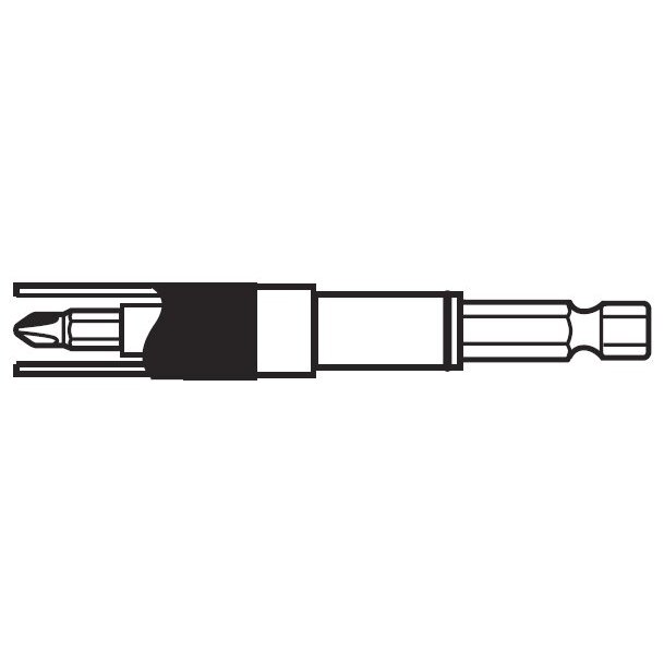Lutz 23056 1/4" Magnetic Screwguide - 25 per Jar Lutz 23056 1/4" Magnetic Screwguide - 25 per Jar