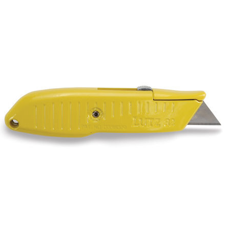 Lutz 30282  #82 Safety Nose Retractable Blade Utility Knife - Yellow (82-YL)