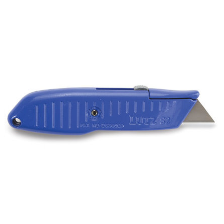 Lutz 30682  #82 Safety Nose Retractable Blade Utility Knife - Blue (82-BL)