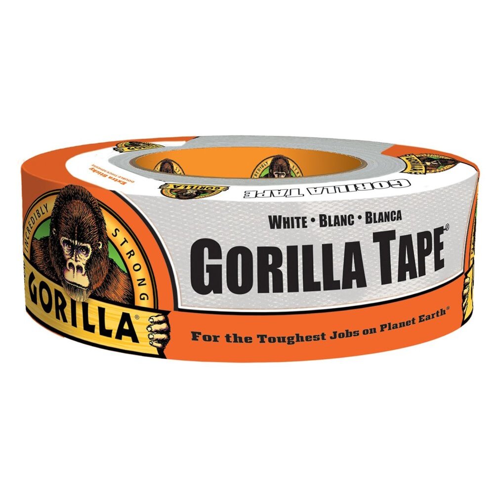 Gorilla 6025001  White Gorilla Tape 1.88" x 30 Yard Roll