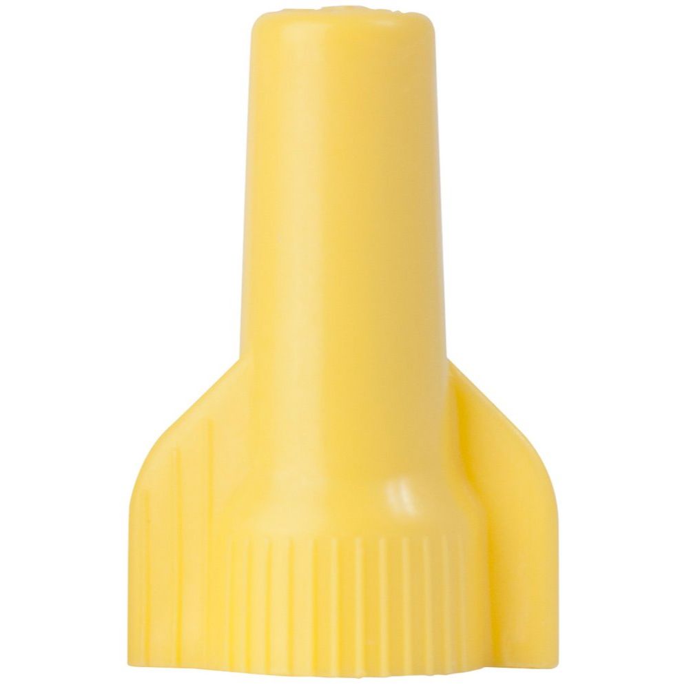 GB Gardner Bender 16-084  WingGard ULTRA High-Leverage Easy-on Wing-type Twist-on Wire Connector - Yellow #22-#10 AWG - 100 per Jar