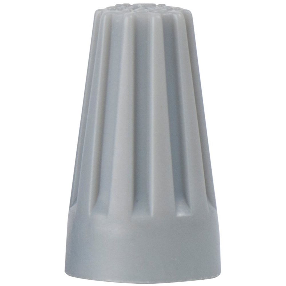 GB Gardner Bender 25-001  WireGard High Performance Twist-on Wire Connectors - Grey 22-16 AWG - 25 per Bag (GB-1)