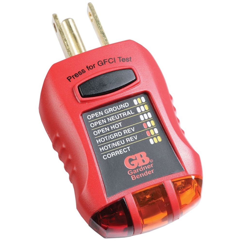 GB Gardner Bender GFI-3501  Ground Fault Receptacle Tester and Circuit Analyzer