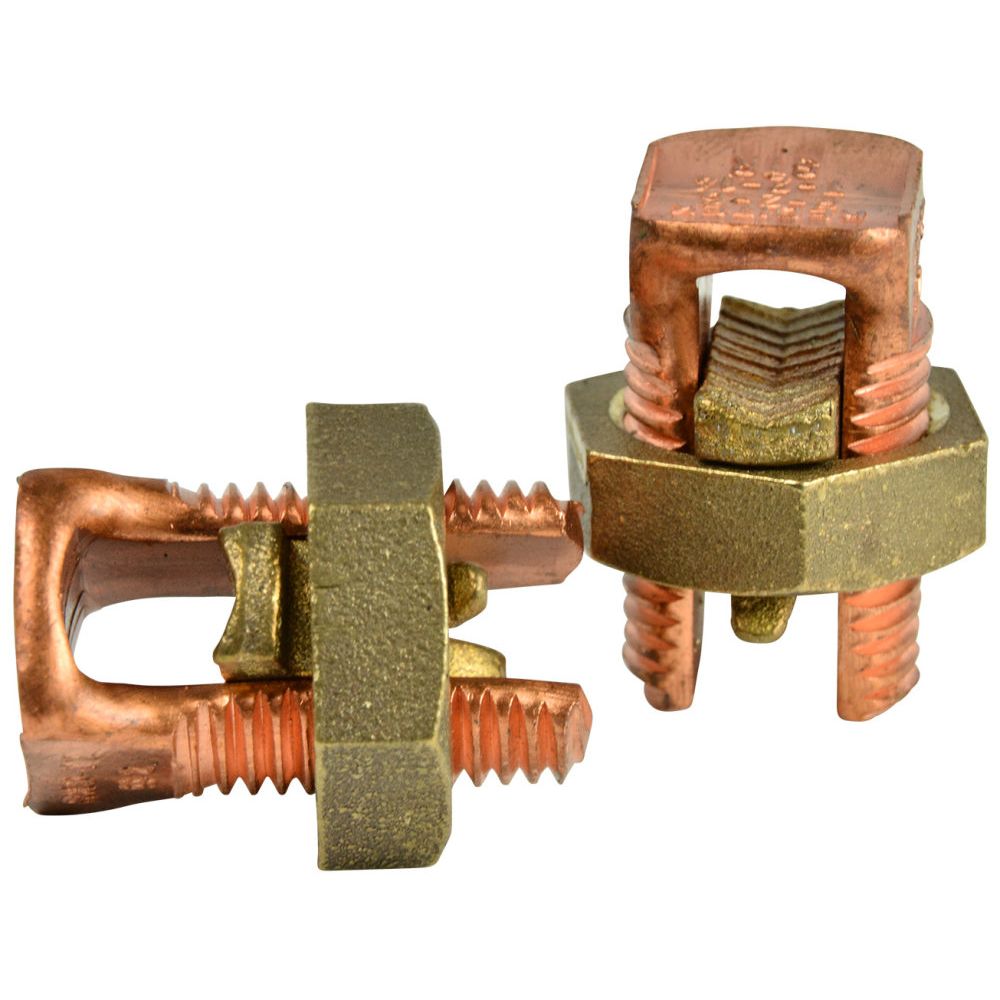 GB Gardner Bender GSBC-2  #6-#2 AWG Solid Copper Split Bolt Connectors - 2 per Package
