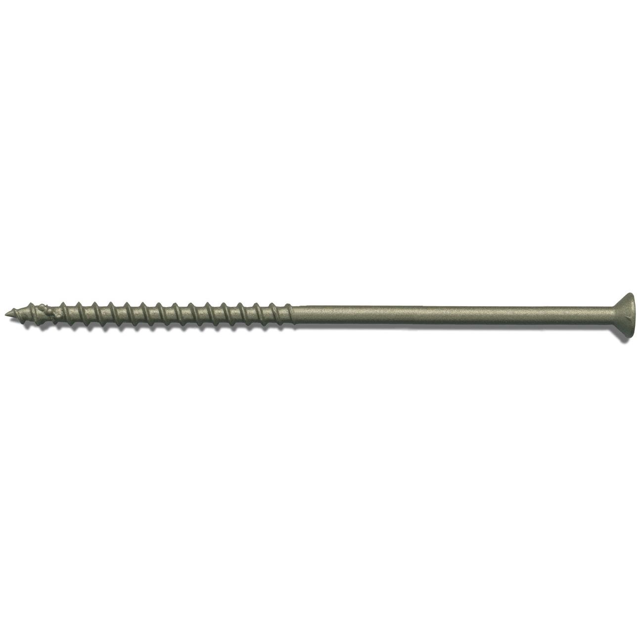 Fastap Plus 500PH-6PK  #10 x 5" Exterior Self Drilling Wood Screws with DuracoatXT - Phillips Drive Head 6 per Package
