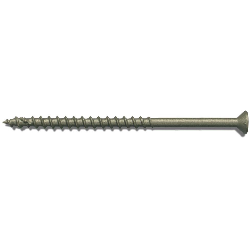 Fastap Plus DAC334  #10 x 3-3/4" Exterior Self Drilling Wood Screws with DuracoatXT - Phillips Drive Head 50 per Package