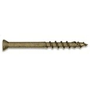 Fastap Plus DFH200SQ  #9 x 2" Finish Head Exterior Self Drilling Wood Screws with DuracoatXT - Square Drive Head 100 per Package