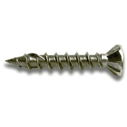 Fastap Tech7 SS125SQ  #8 x 1-1/4" Stainless Steel Self Drilling Wood Screws - Square Drive Head 90 per Package