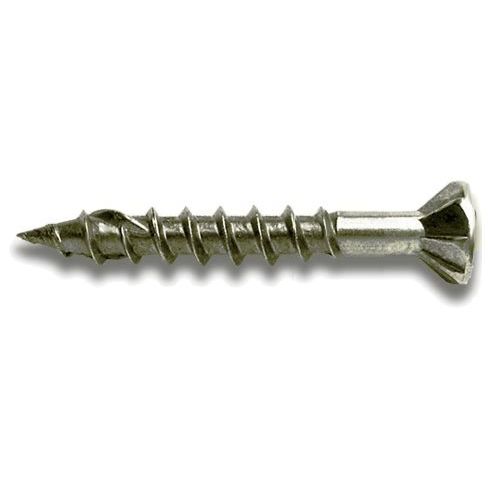 Fastap Tech7 SS150SQ  #8 x 1-1/2" Stainless Steel Self Drilling Wood Screws - Square Drive Head 75 per Package