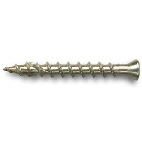 Fastap Tech7 SS150TTSQ  #8 x 1-1/2" Trimtite Stainless Steel Self Drilling Wood Finishing Screws - Square Drive Head 75 per Package