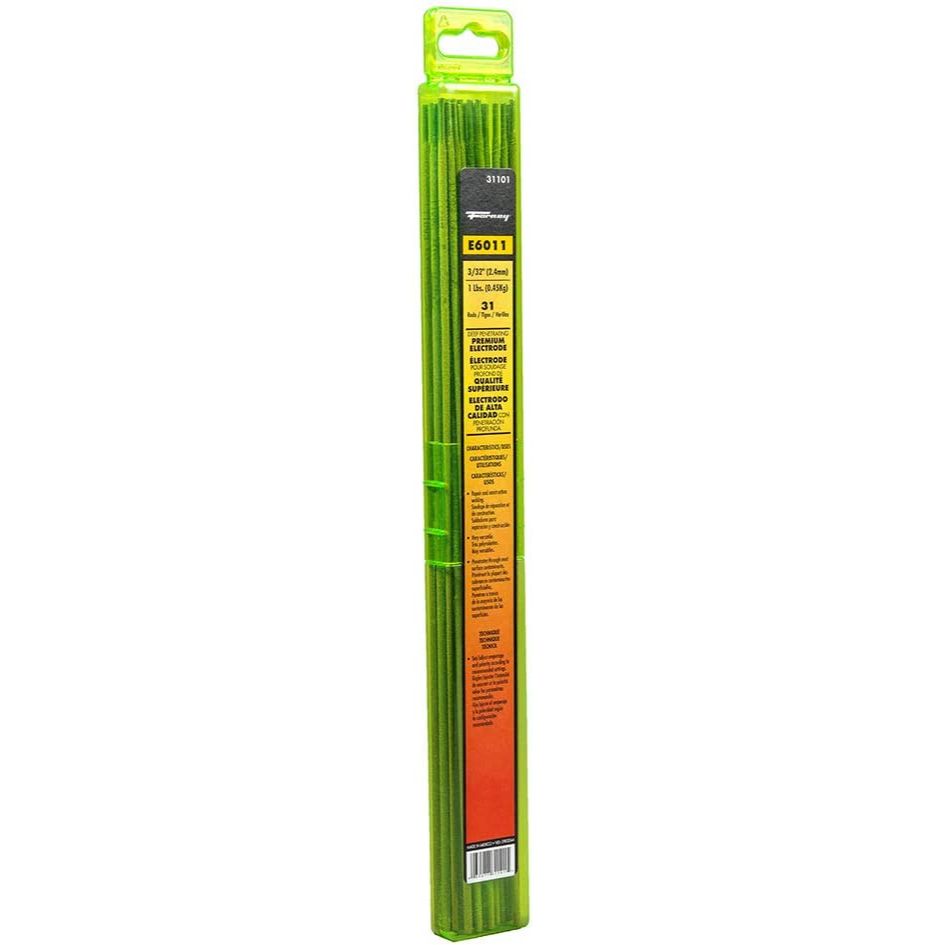 Forney 31101 Weld Rod E6011 Mild Steel 3/32" 1 Lb Forney 31101 Weld Rod E6011 Mild Steel 3/32" 1 Lb