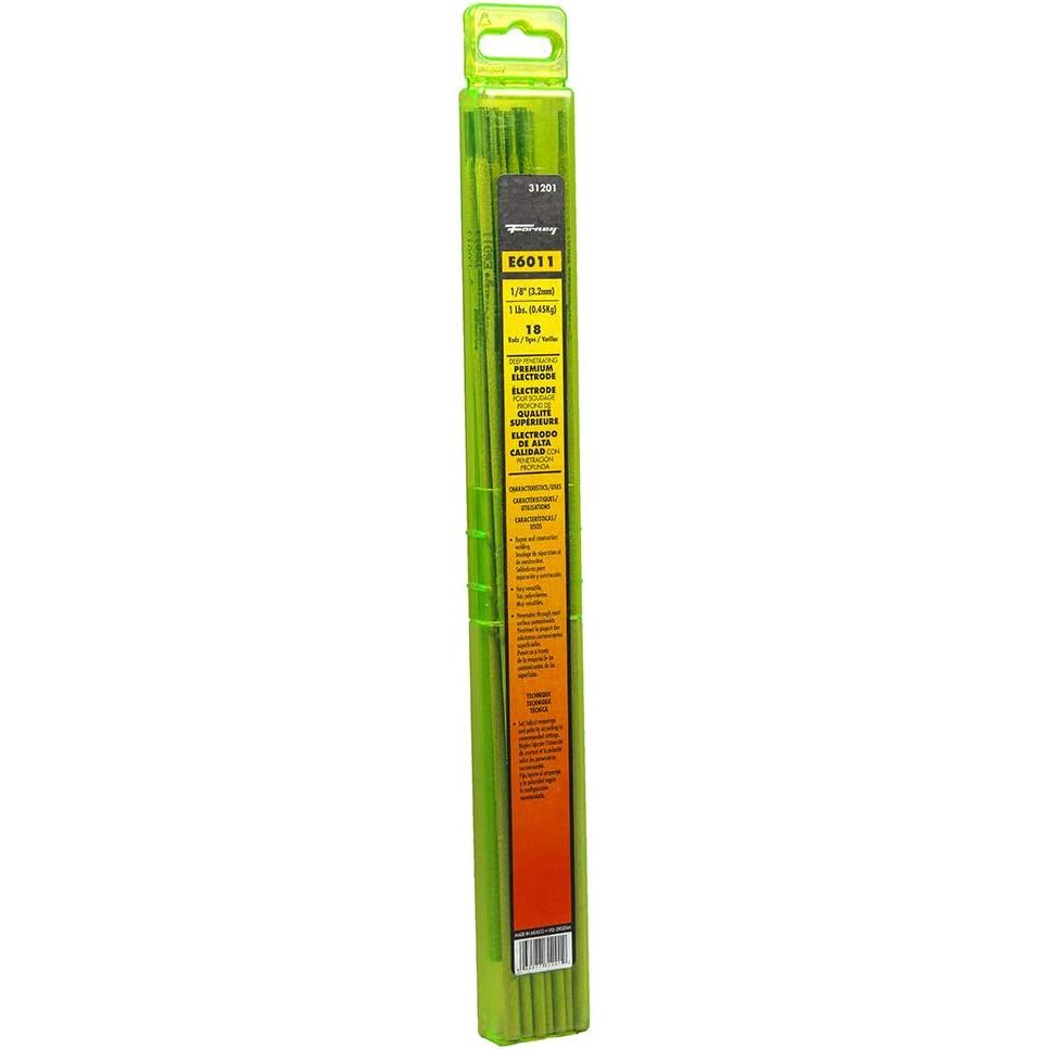 Forney 31201 Weld Rod E6011 Mild Steel 1/8" 1 Lb Forney 31201 Weld Rod E6011 Mild Steel 1/8" 1 Lb