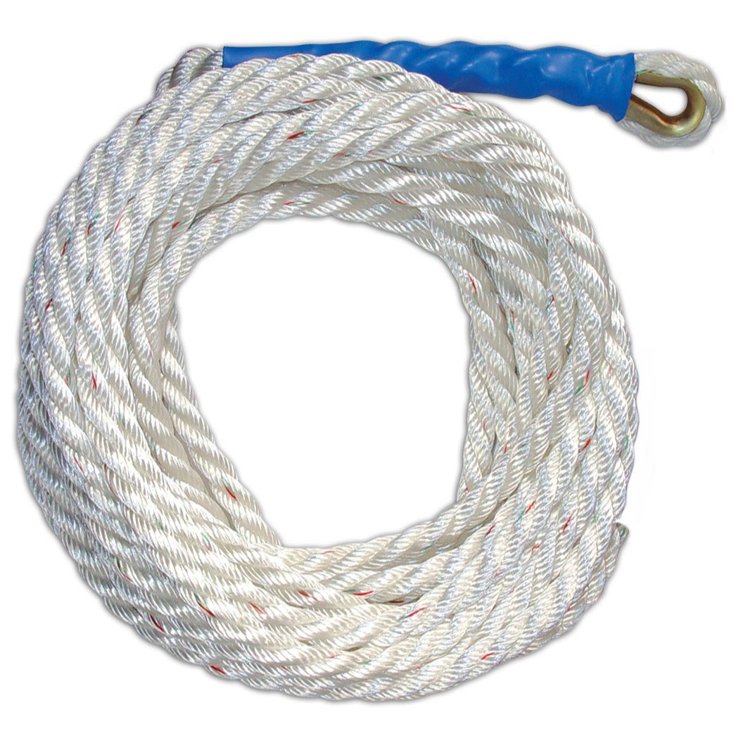 FallTech 8151T  50-Feet Vertical Lifeline with One Thimbled End and One Taped End