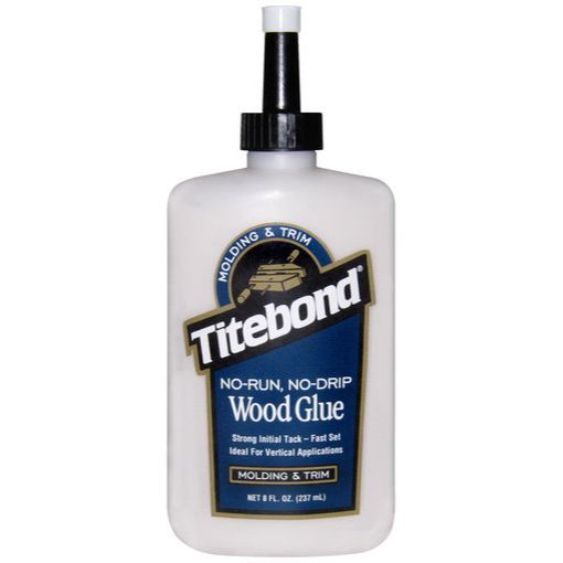 Franklin 2403 Titebond No-Run, No-Drip Wood Glue for Molding & Trim - 8-oz Bottle Franklin 2403 Titebond No-Run, No-Drip Wood Glue for Molding & Trim - 8-oz Bottle