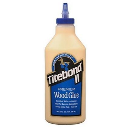 Franklin 5005  Titebond II Premium Wood Glue - Quart 32-oz Bottle